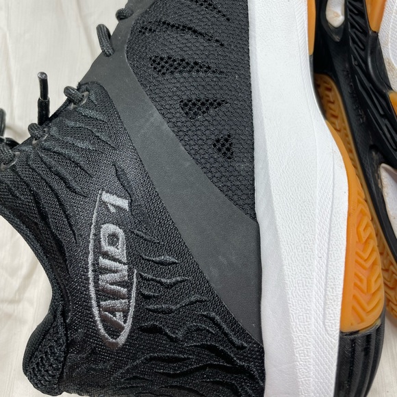 🧡EUC🧡AND 1 Attack Mid Basketball Shoes Black Junebug Gum Size 13 D3009MBZT - Picture 13 of 16